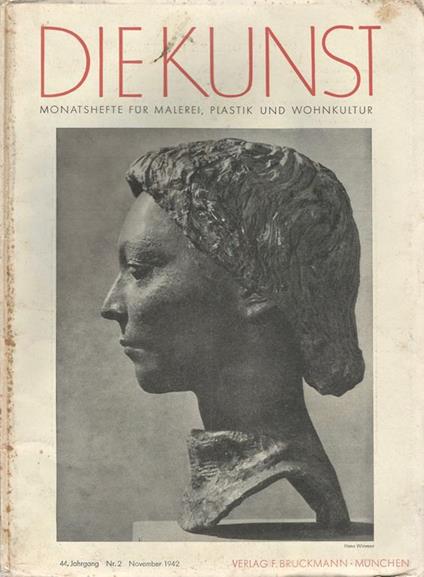 Die Kunst. Monatshefte fur Malerei, Plastik und Wohnkultur N. 2 - copertina