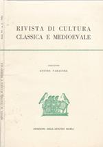 Rivista di cultura Classica e Medioevale, anno VI-N. 2