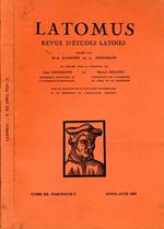 Latomus. Revue d'etudes latines