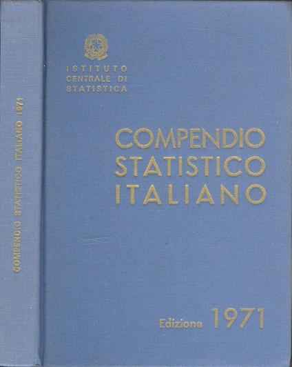 Compendio statistico italiano. Edizione 1971 - copertina
