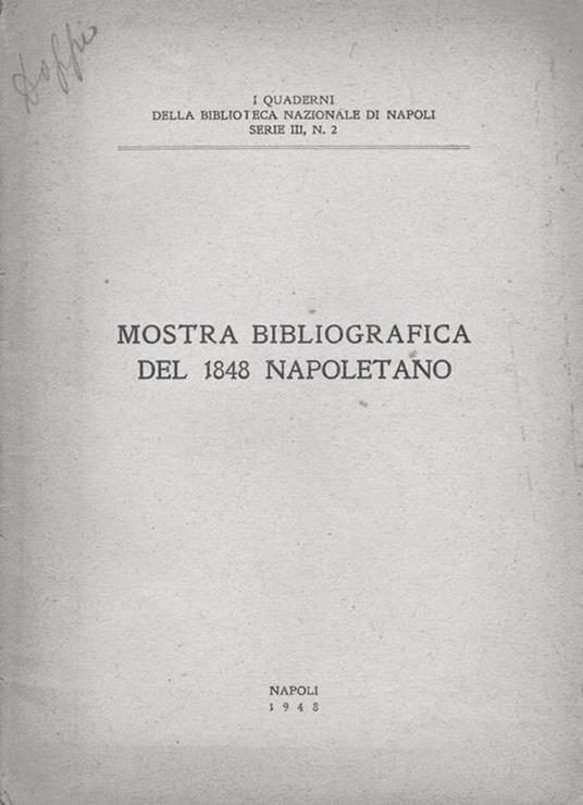Mostra Bibliografica del 1948 Napoletano - copertina