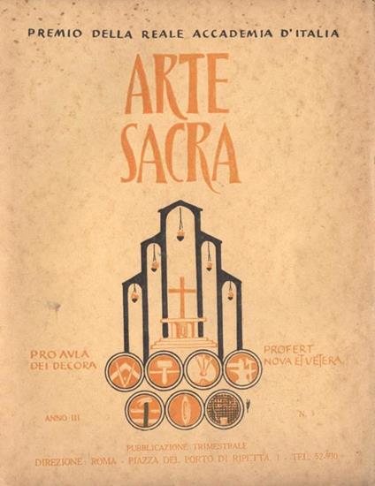 Arte sacra n.3 - copertina