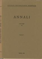A. I. O. N. : Annali Vol 48 Fasc. 4. Rivista del Dipartimento di Studi Asiatici e del Dipartimento di Studi e Ricerche su Africa e Paesi Arabi