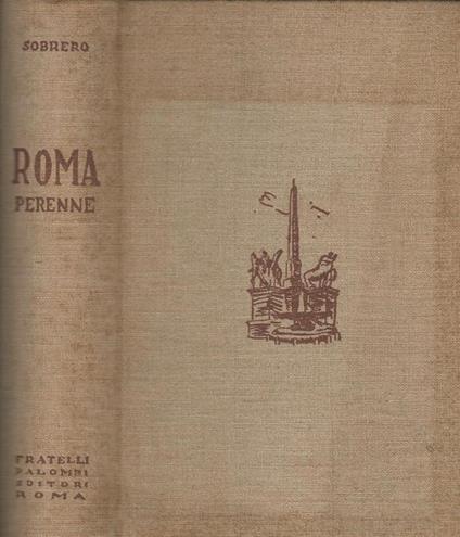 Roma perenne - Mario Sobrero - copertina