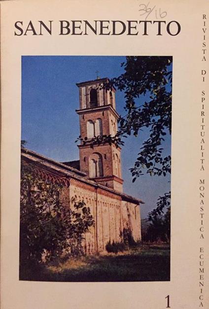 San Benedetto 1990. Rivista bimestrae di spiritualità monastica, ecumenica e intereligiosa - copertina