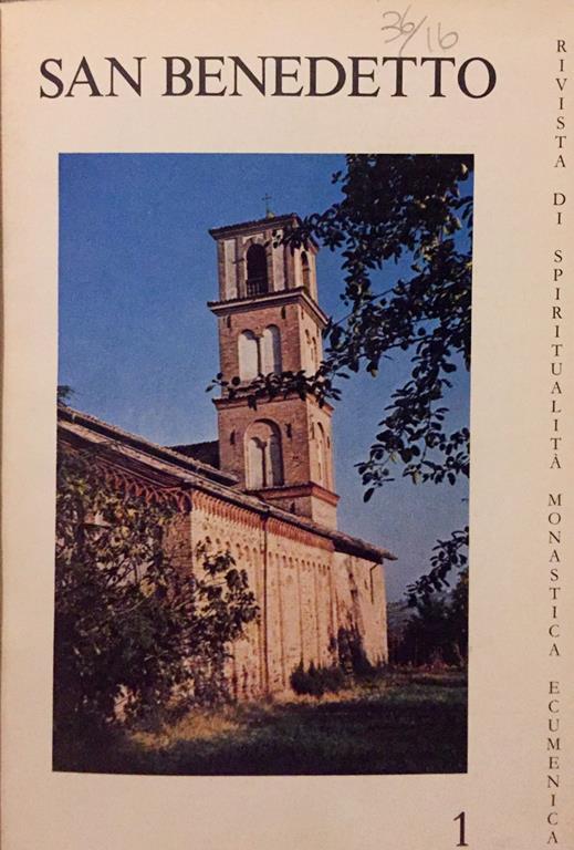 San Benedetto 1990. Rivista bimestrae di spiritualità monastica, ecumenica e intereligiosa - copertina
