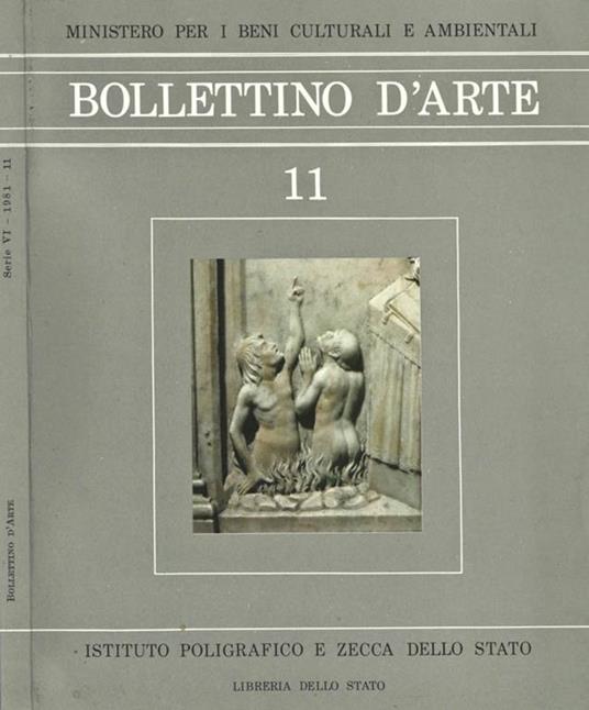 Bollettino D' Arte n. 11 - copertina