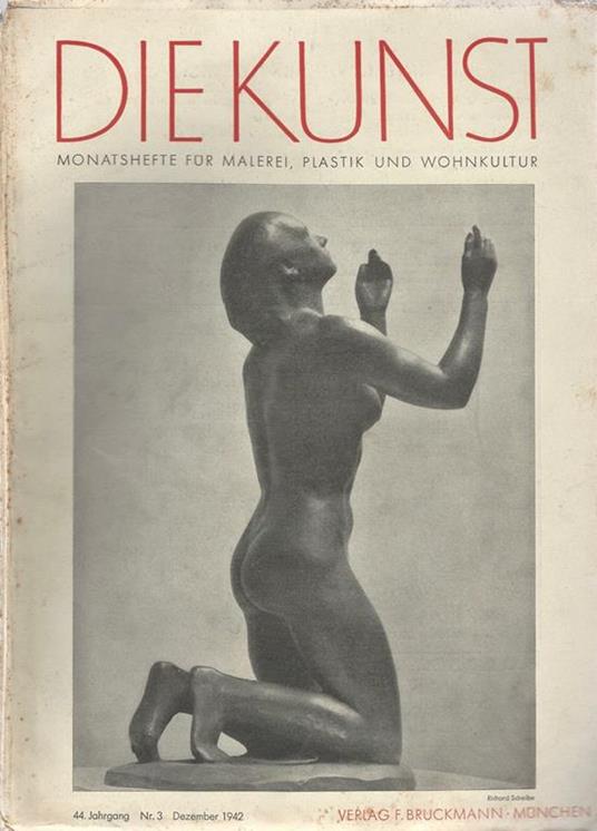 Die Kunst. Monatshefte fur Malerei, Plastik und Wohnkultur N. 3 - copertina