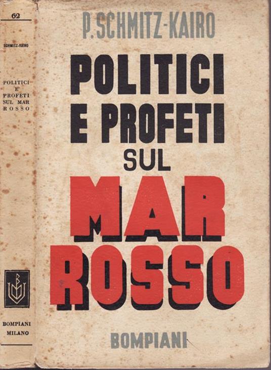 Politici e profeti sul mar rosso - copertina