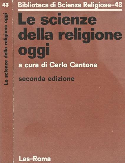 Le scienze della religione oggi - copertina