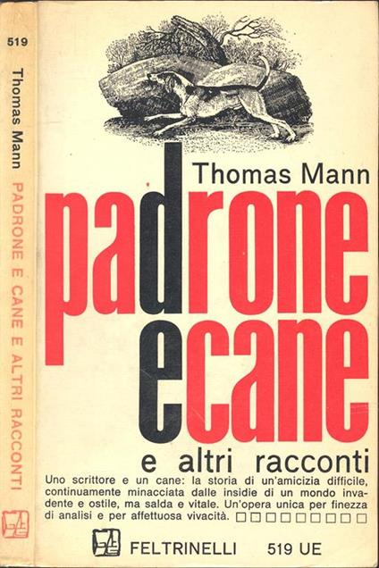 Padrone e cane. e altri racconti - Thomas Mann - copertina