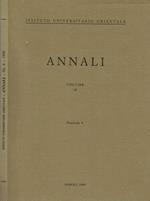 A. I. O. N. : Annali Vol 50 Fasc. 4. Rivista del Dipartimento di Studi Asiatici e del Dipartimento di Studi e Ricerche su Africa e Paesi Arabi