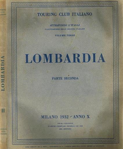 Lombardia (vol. III parte II) - copertina