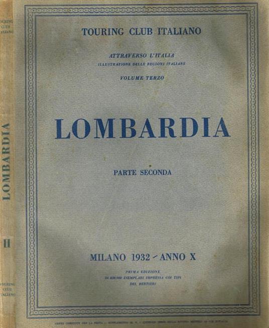 Lombardia (vol. III parte II) - copertina