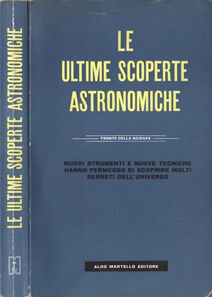 Le ultime scoperte astronomiche - copertina