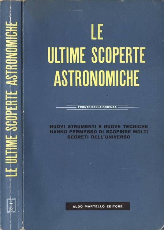 Le ultime scoperte astronomiche - copertina