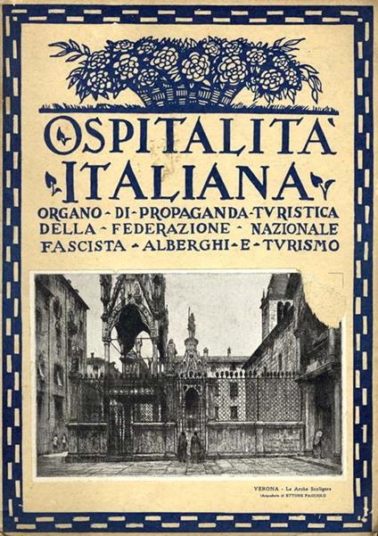 Ospitalità Italiana. Organo della federazione nazionale fascista alberghi e turismo - copertina