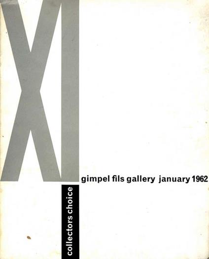 Gimpel Fils Gallery January 1962 - copertina