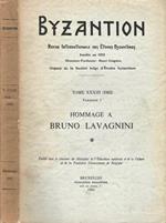 Byzantion TOME XXXIII fascicule 1. Revue internationale des études Byzantines