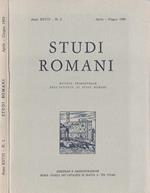 Studi Romani, Anno XXVIII- N. 2. Rivista trimestrale dell'Istituto di Studi Romani