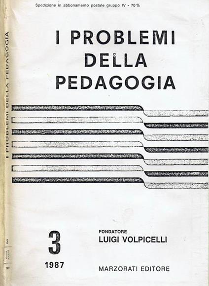 I Problemi della Pedagogia - copertina