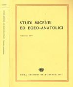 Studi micenei ed egeo-anatolici vol. LXXXV