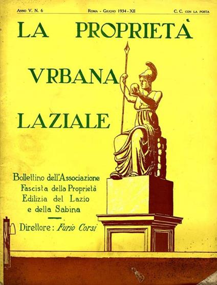 La Proprietà Urbana Laziale - copertina