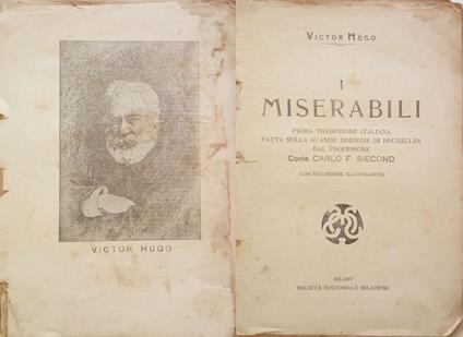 I Miserabili - Victor Hugo - copertina