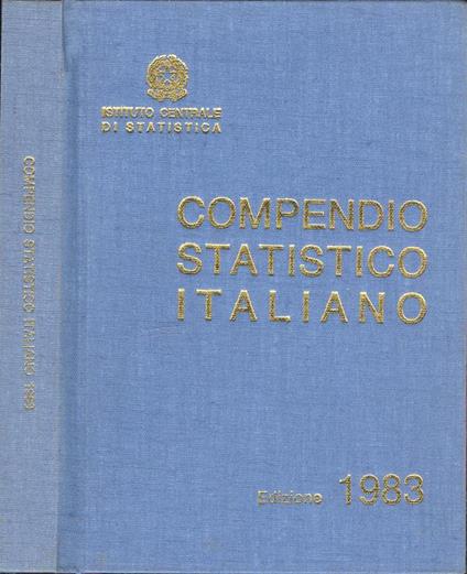 Compendio statistico italiano. Edizione 1983 - copertina