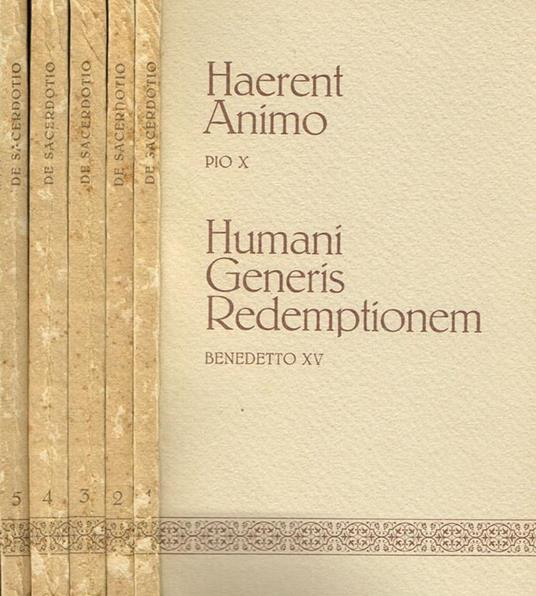 De sacerdotio. Collana di documenti pontifici e testi conciliari sul sacerdozio - copertina