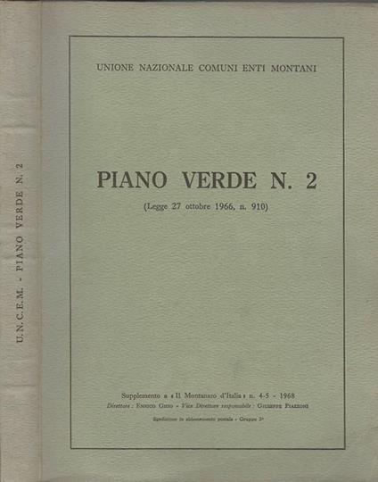 Piano Verde n. 2. Legge 27 ottobre 1966, n. 910 - copertina
