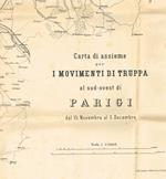 Carta Di Assieme Per I Movimenti Di Truppa Al Sud Ovest Di Parigi Dal 15 Novembre Al 5 Decembre N.7. La Campagna Del 1870 71