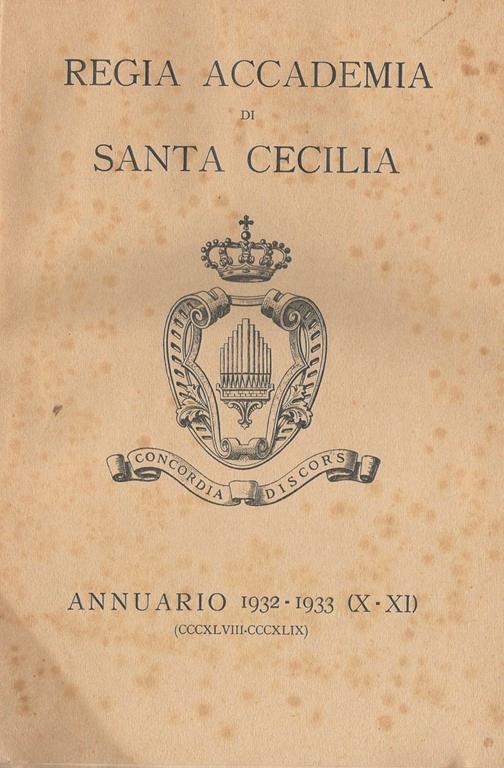 Annuario 1932. 1933 - copertina