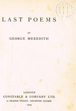 Last Poems