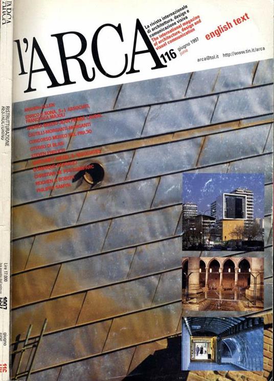 L' Arca N.116 del 1997. La Rivista Internazionale di Architettura, Design e Comunicazione Visiva - copertina