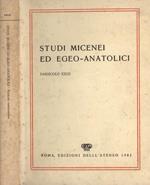 Studi micenei ed egeo. anatolici VOL. LXXX