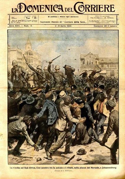 La domenica del corriere n.14 del 2-9 aprile 1922 - copertina