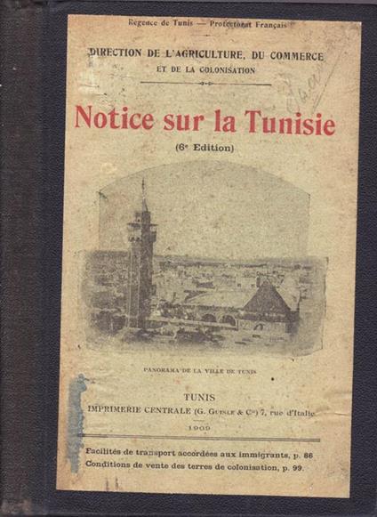 La tunisie - copertina