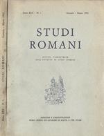 Studi Romani, Anno XXX- N. 1. Rivista trimestrale dell'Istituto di Studi Romani