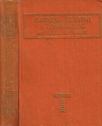 Novelle In Versi - Paolo Grossi - copertina