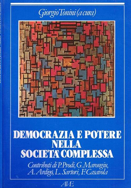 Democrazia e potere nella società complessa - copertina