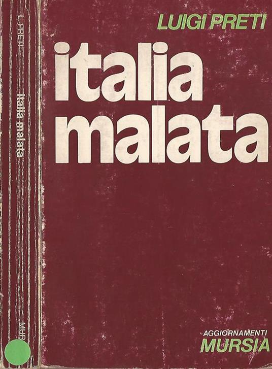 Italia malata - Luigi Pretti - copertina