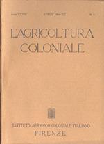 L' agricoltura coloniale-Anno XXVII n. 4