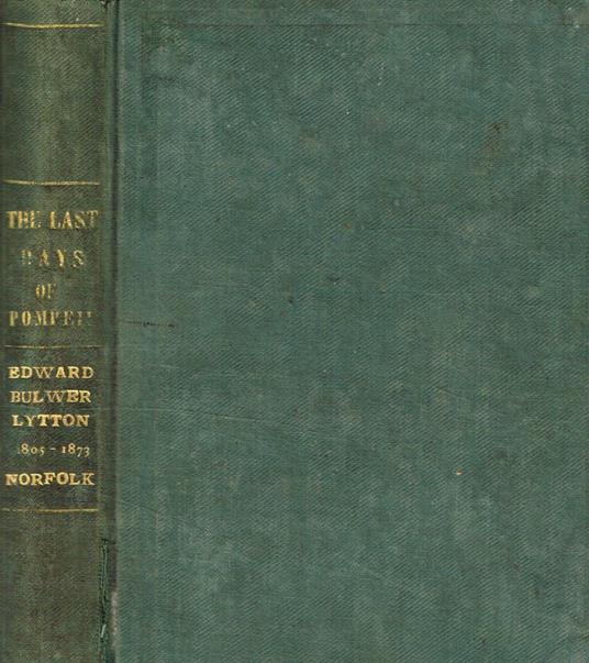 The Last Days Of Pompeii - Edward Bulwer Lytton - copertina