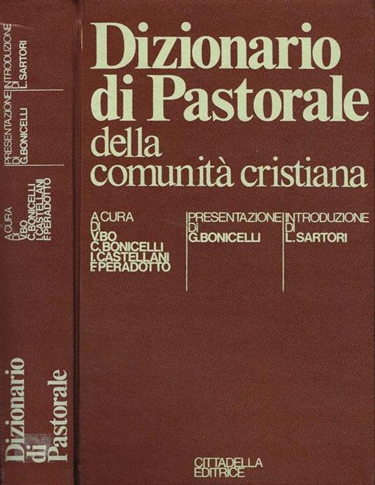 Dizionario di pastorale della comunità cristiana - copertina
