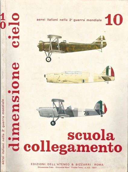 Scuola collegamento 10. Aerei italiani nella 2. guerra mondiale - copertina