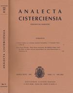 Anacleta Cisterciensia. Annus XLVII-1991. Periodicum semestre