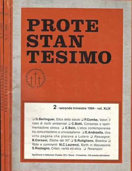 Protestantesimo 2-4 - copertina
