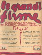 Le grandi firme Anno IV n. 67. Quindicinale di novelle dei massimi scrittori diretto da Pitigrilli