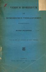 Verbum Homericum Die Homerischen Verbalformen